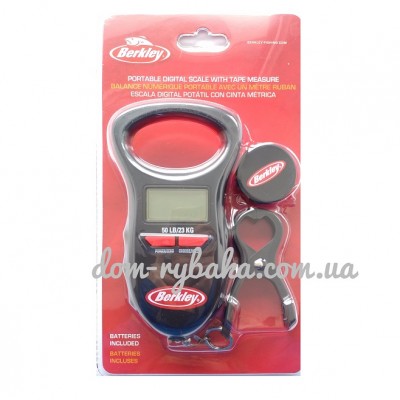 Ваги Berkley 50LB DIGITAL SCALE WITH TAPE з рулеткою (1497141)