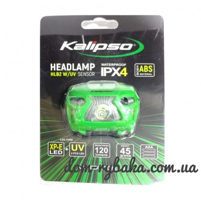 Фонарь на голову Kalipso HLB2 W/UV Sensor + UV диоды   (9997867)