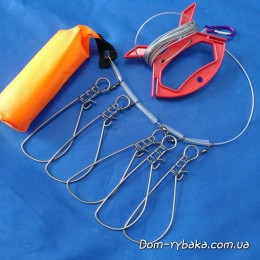 Кукан металлический Fishermans friend с поплавком 5 шт (9996901)