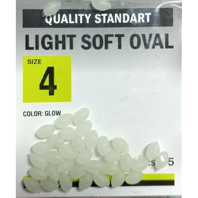Намистинка Kalipso Light Soft Oval 30шт Glow (9999184)