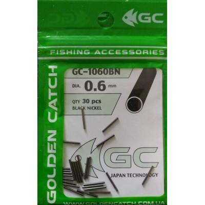 Обтискна трубочка Golden catch Black Brass Single 30шт 0.06мм (9993923)