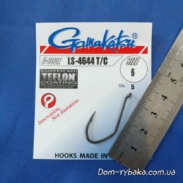 Гачок Gamakatsu LS-4644F тефлон №06 5шт (14916000600)