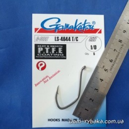 Гачок Gamakatsu LS-4644F тефлон №1 / 0 5шт (14913300100) Гачок Gamakatsu LS-4644F тефлон №1 / 0 5шт (14913300100)