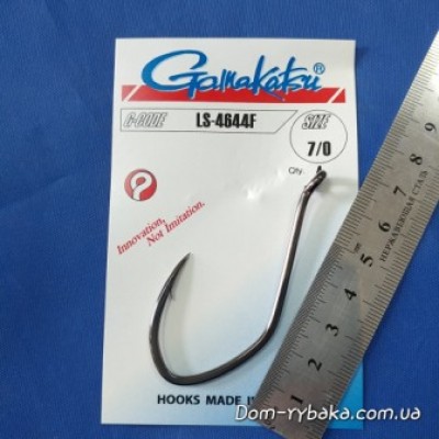 Крючок Gamakatsu LS-4644F 7/0 4шт( 146840070) Крючок Gamakatsu LS-4644F 7/0 4шт( 146840070)