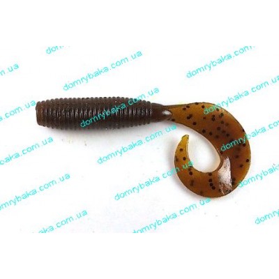 Твистер Gary Yamamoto 3" Single tail DK Pumpkin(4020286)