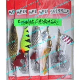 Набор Блесна Spinnex Complet Sandacz (9991950) Набор Блесна Spinnex Complet Sandacz (9991950)