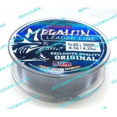 Леска Brat fishing Megalon leader  0.14мм 3.75 kг 50м(9991954) 