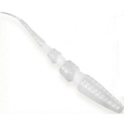 Червь Тоиртап "Джавастик" 3" цвет 10 белый (9993299)10шт