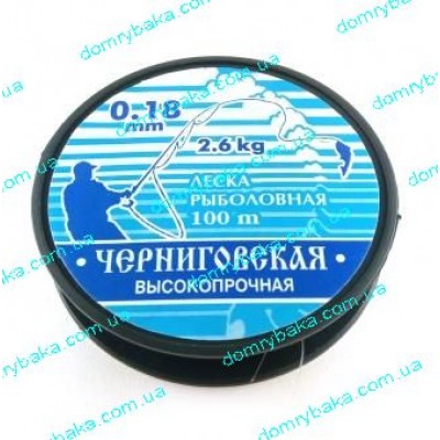 Волосінь Чернігівська 0.18мм 2.6кг, 100м (9993399)