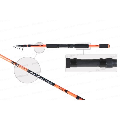 Спінінг Siweida Apache Orange Tele 30-80гр 2.7м (9993531)