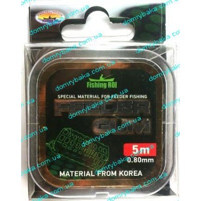 Гума Feeder Gum Fishing Roi 0.6мм 5м прозорий (9994032)