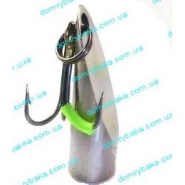 Блесна вертикальная "Судак-ведьма" тройник 10гр нерж(9993801)