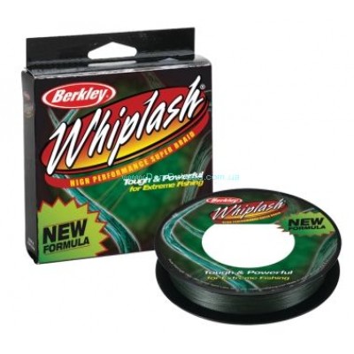 Шнур Berkley Whiplash Green 0.12мм 16,7кг 110м (1139796)
