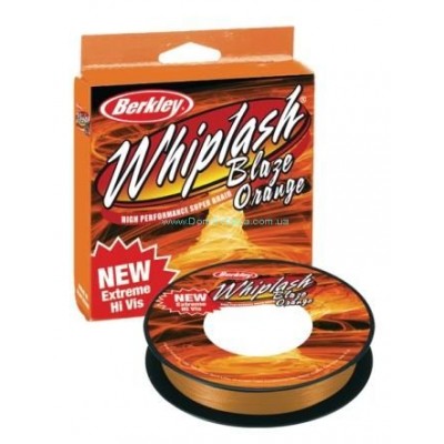 Шнур Berkley Whiplash Blaze Orange 0.17мм 21,7kг 110м (1199495)