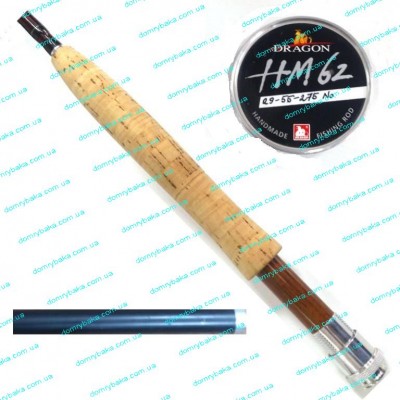 Вудилище нахлистове DRAGON Dry Fly 2,75m # 4/5 в тубусі (2955275)