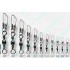 Spro вертлюг Barrel Swivel w. Snap10кг 12шт 010s (4512010) Spro вертлюг Barrel Swivel w. Snap10кг 12шт 010s (4512010)