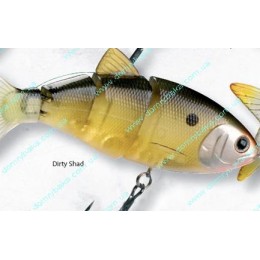 Воблер Spro BBZ-1 swimbait 4" FL Dirty Shad плавающ(4863200)