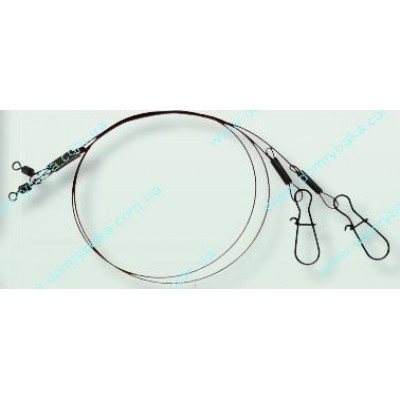 Поводок Malin Stainless Steel leader 1x7 15см 1шт(9990934)