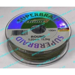 Шнур Climax Superbraid ROUND 0.50мм 45kg 100m зелений (20791) Шнур Climax Superbraid ROUND 0.50мм 45kg 100m зелений (20791)