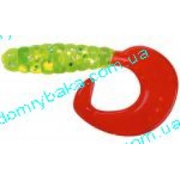 Силікон Spro Spira-Tail Charteuse Red 3.5 см 10шт (4670004)