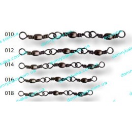 Вертлюг Spro Barrel 3 Jointed три з'єднаних 012s 12кг 12шт (4517012)