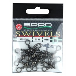 Вертлюг потрійний Spro Crossline Swivel 002s 32кг (4519002) Вертлюг потрійний Spro Crossline Swivel 002s 32кг (4519002)
