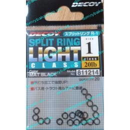 Заводное кольцо DECOY Split Ring Light Class R-1 №00 20шт(811320)