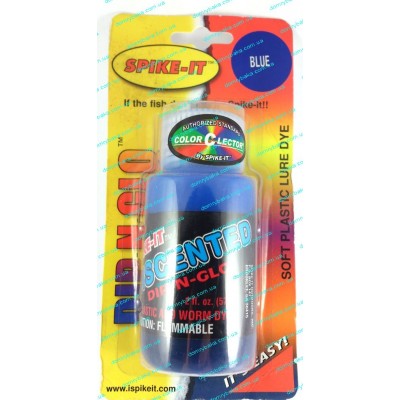 Краска для силикона Dip-N-Glo  57мл Blue  (9990158)