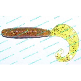Твістер Reins Fat G-tail Grub 3 "колір 598 (Motoroil Red Gold) (21199)