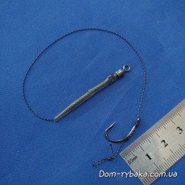 Повідець в упак. Профмонтаж 22см 20lb 9кг№6 1шт (9992928)