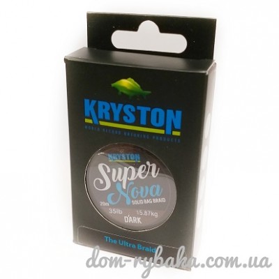 Повідковий матеріал KRYSTON Super Nova Solid Bag Supple Braid 20м (9998713)