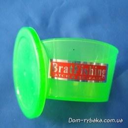 Коробка для опарыша Brat fishing большая 45х90мм (9996777)
