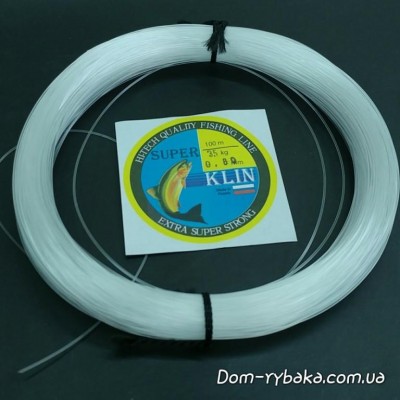 Леска Клинская  0.8мм 35кг 100м белая (9996240) 