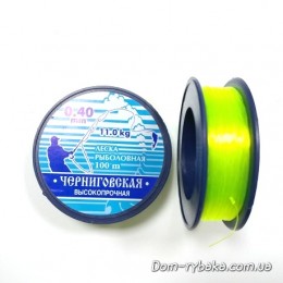 Леска Черниговская 0.40 мм 11 кг 100м флуо-салатовая (9996611)