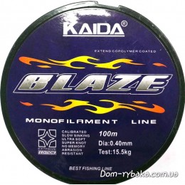 Волосінь Kaida прозора 0.40мм 15.5кг 100м (9996256)