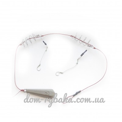 Снасть в сборе "Убийца карася" 2 пружины нерж. отвод (9997105) Снасть в сборе "Убийца карася" 2 пружины нерж. отвод (9997105)