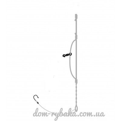 Оснастка Асимметричная петля 1 крючок (9993383 Оснастка Асимметричная петля 1 крючок (9993383