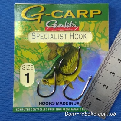 Гачок GAMAKATSU G-CARP SPECIALIST №01 10шт (14682800100)
