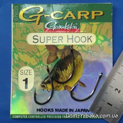 Гачок GAMAKATSU G-CARP SUPER №01 10шт (14682900100)