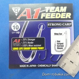 Крючок GAMAKATSU A1 TEAM FEEDER Strong Carp №10 10 шт колечко (18508001000) Крючок GAMAKATSU A1 TEAM FEEDER Strong Carp №10 10 шт колечко (18508001000)
