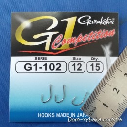 Гачок Gamakatsu G1-102 Competition №12 15 шт лопатка (14919801200)