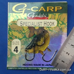 Крючок GAMAKATSU G-CARP SPECIALIST №04 10шт (14682800400) Крючок GAMAKATSU G-CARP SPECIALIST №04 10шт (14682800400)