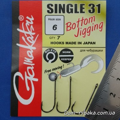 Гачок GAMAKATSU Single hook 31 №06 7 шт (198509800600) Гачок GAMAKATSU Single hook 31 №06 7 шт (198509800600)