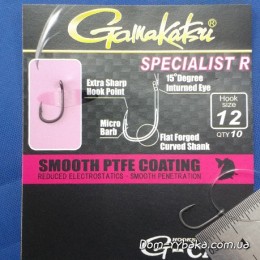 Гачок GAMAKATSU G-CARP SPECIALIST R №12 10 шт тефлон (18503101200)