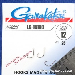 Крючок Gamakatsu LS-1810B №12 25 шт лопатка (14654801200) Крючок Gamakatsu LS-1810B №12 25 шт лопатка (14654801200)