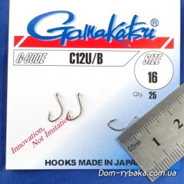 Крючок GAMAKATSU C12U/B №16 25 шт бронза колечко (14677901600) Крючок GAMAKATSU C12U/B №16 25 шт бронза колечко (14677901600)