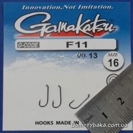 Крючок Gamakatsu F11 NL №16 13 шт колечко (14794901600)