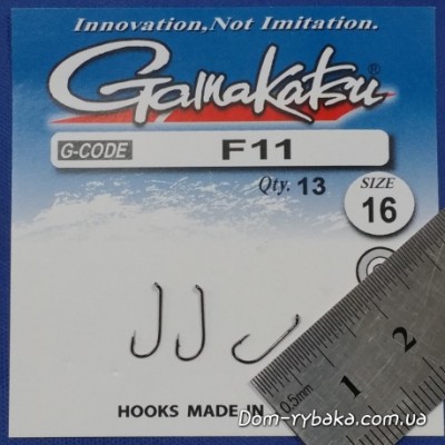 Гачок Gamakatsu F11 NL №16 13 шт колечко (14794901600)