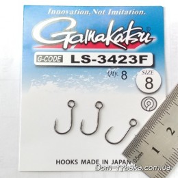 Крючок Gamakatsu LS-3423 N/L 008 8шт(149123008)