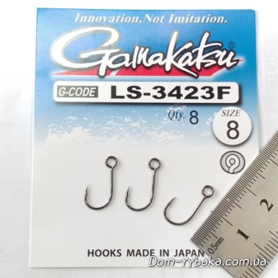 Крючок Gamakatsu LS-3423 N/L 008 8шт(149123008) 